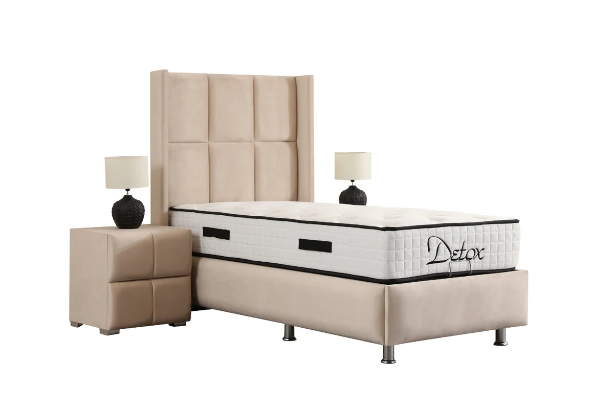 Lit Coffre RIO 90x190 Beige