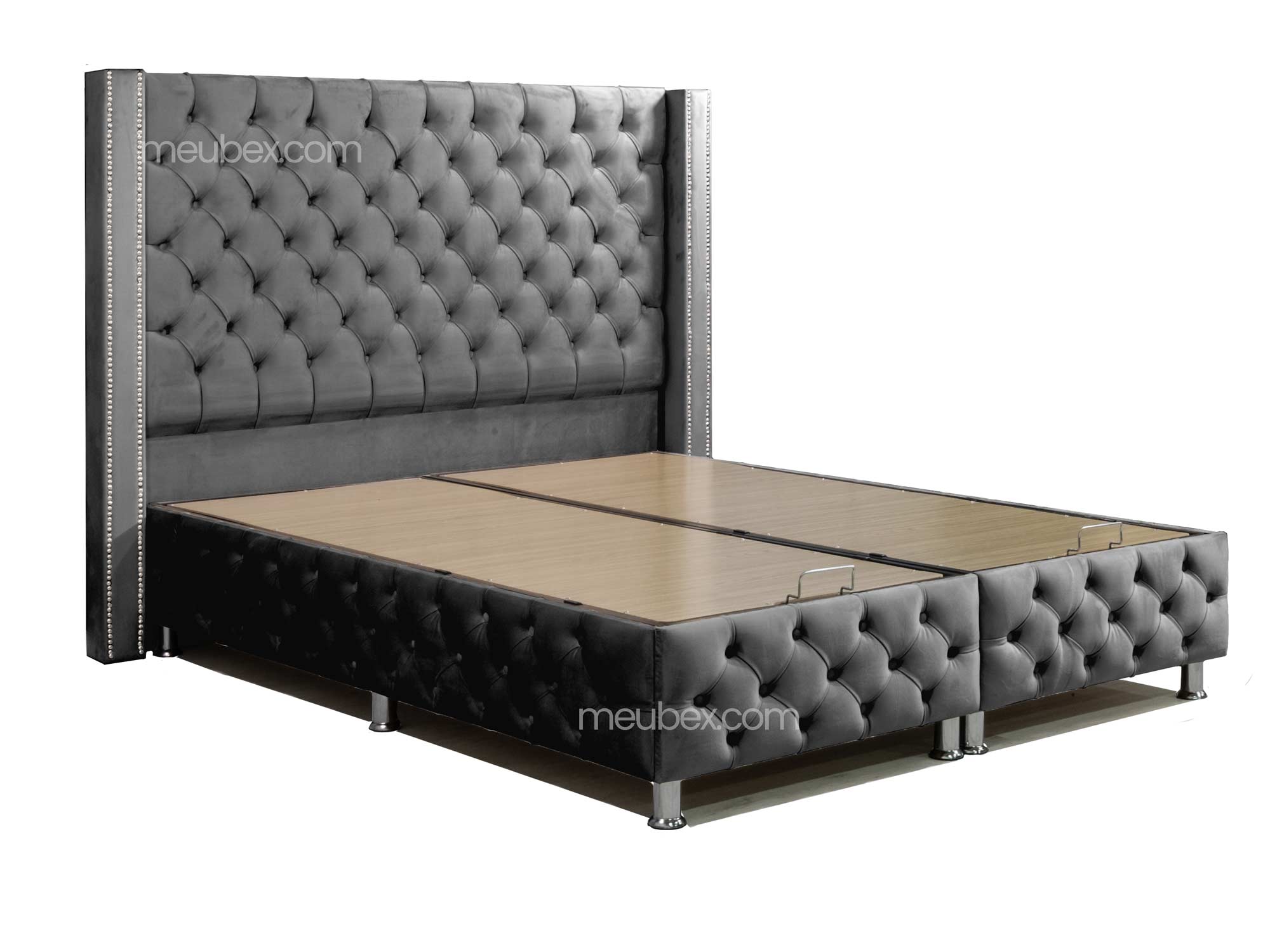 Pack Clouté Gris x Liana x Lexus Côtelé gris