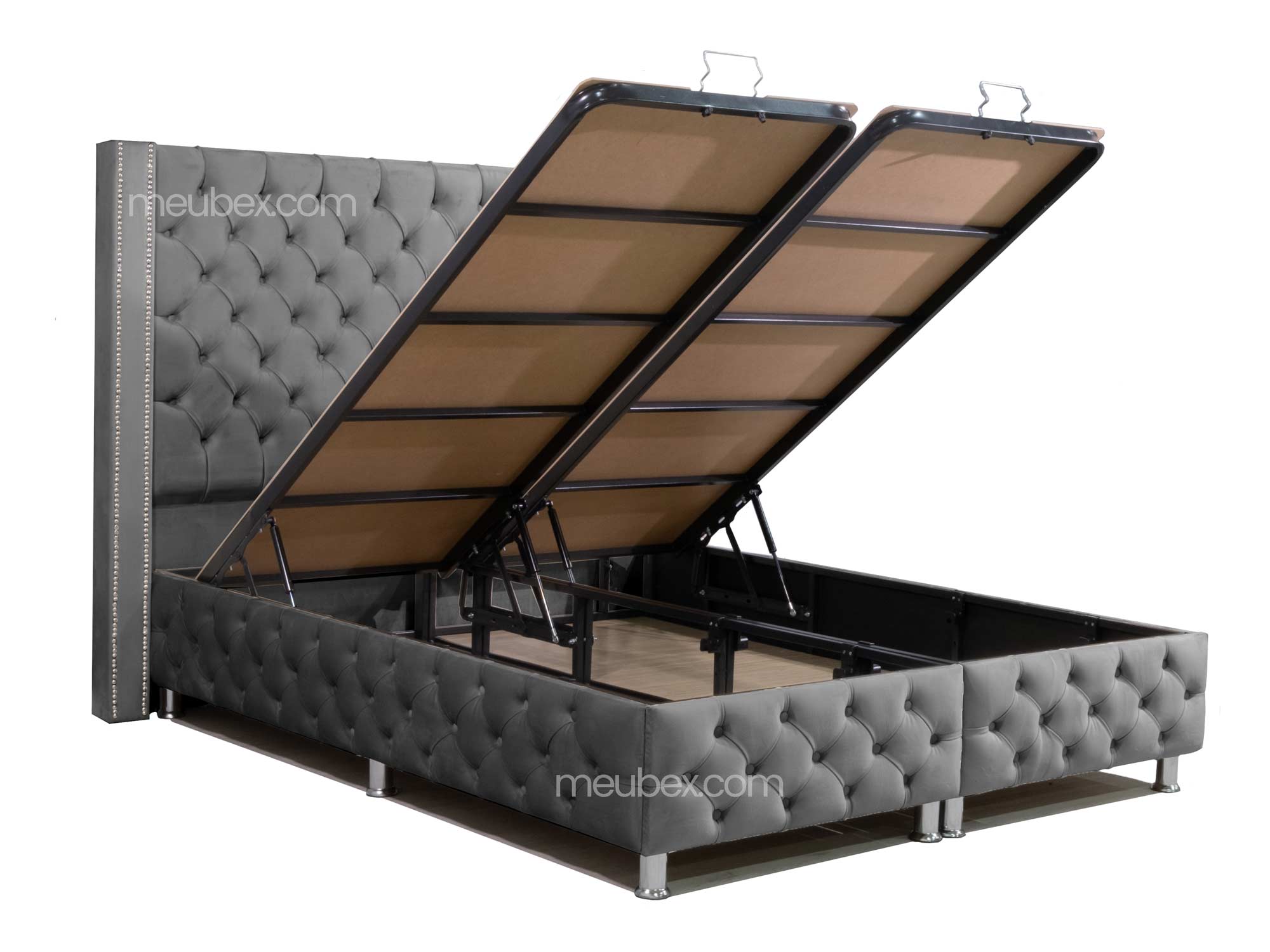 Pack Clouté Gris x Liana x Lexus Côtelé gris