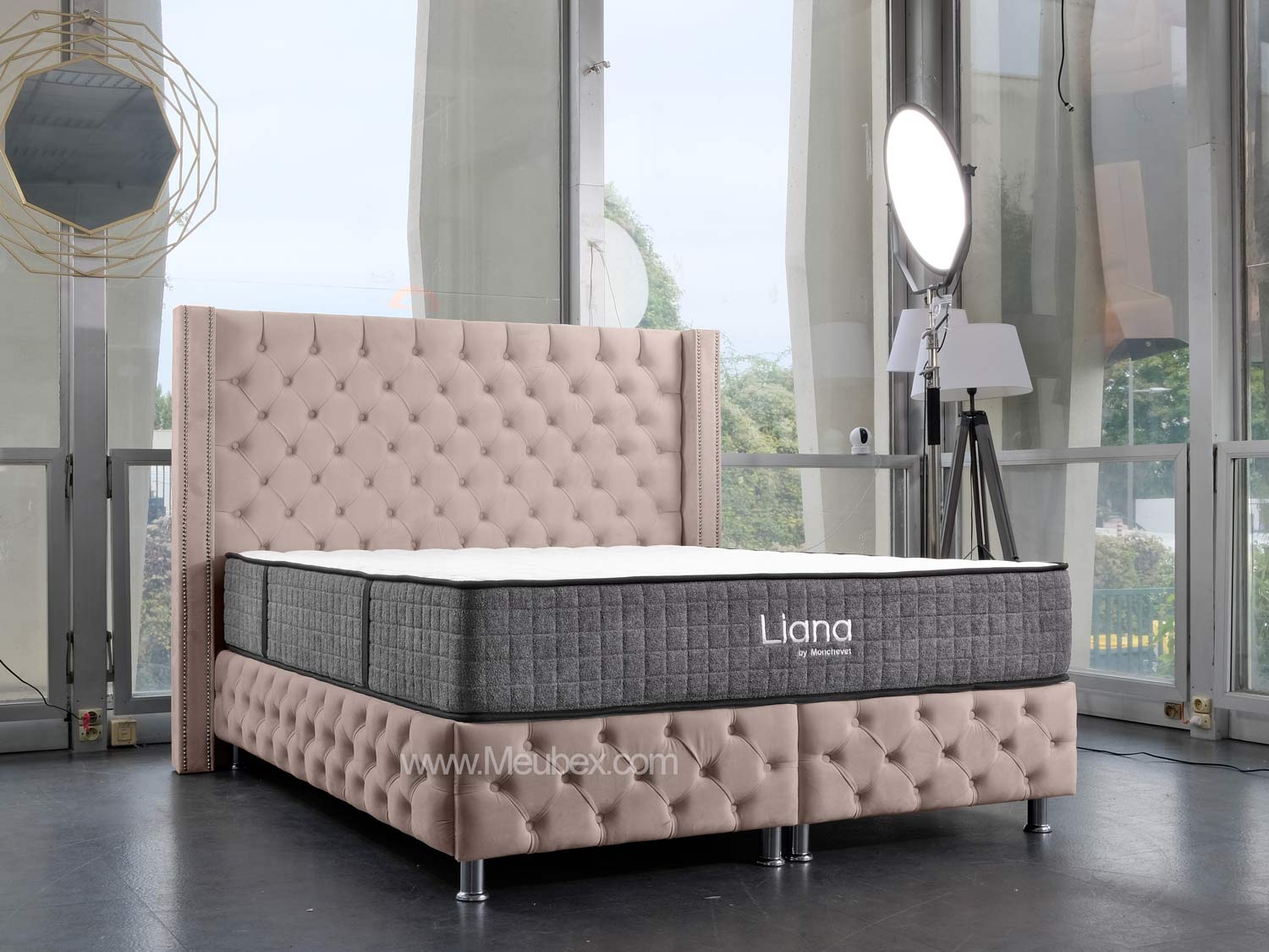 Pack Clouté Beige x Liana x Lexus Côtelé Blanc cassé