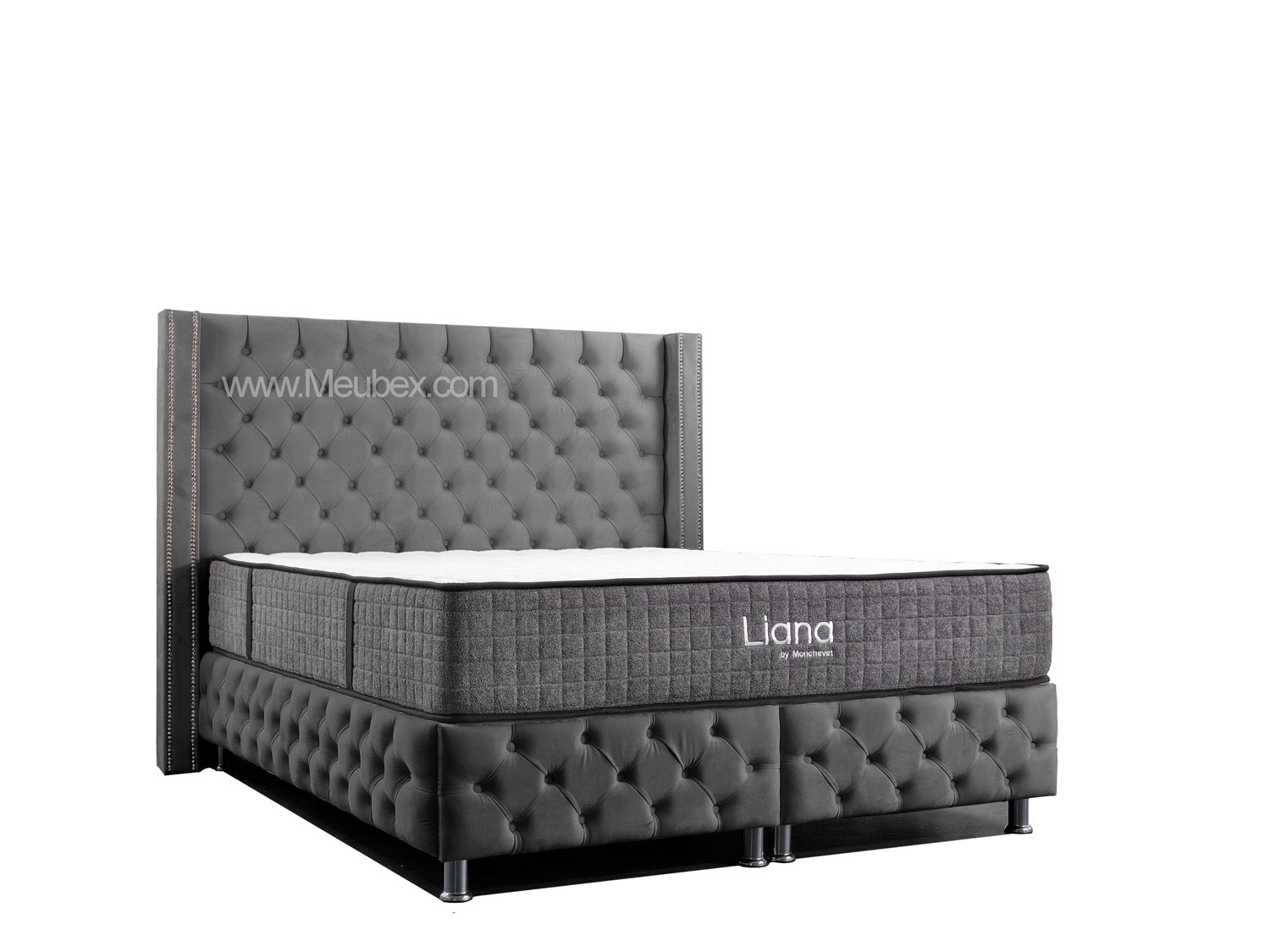 Pack Clouté Gris x Liana x Lexus Côtelé gris