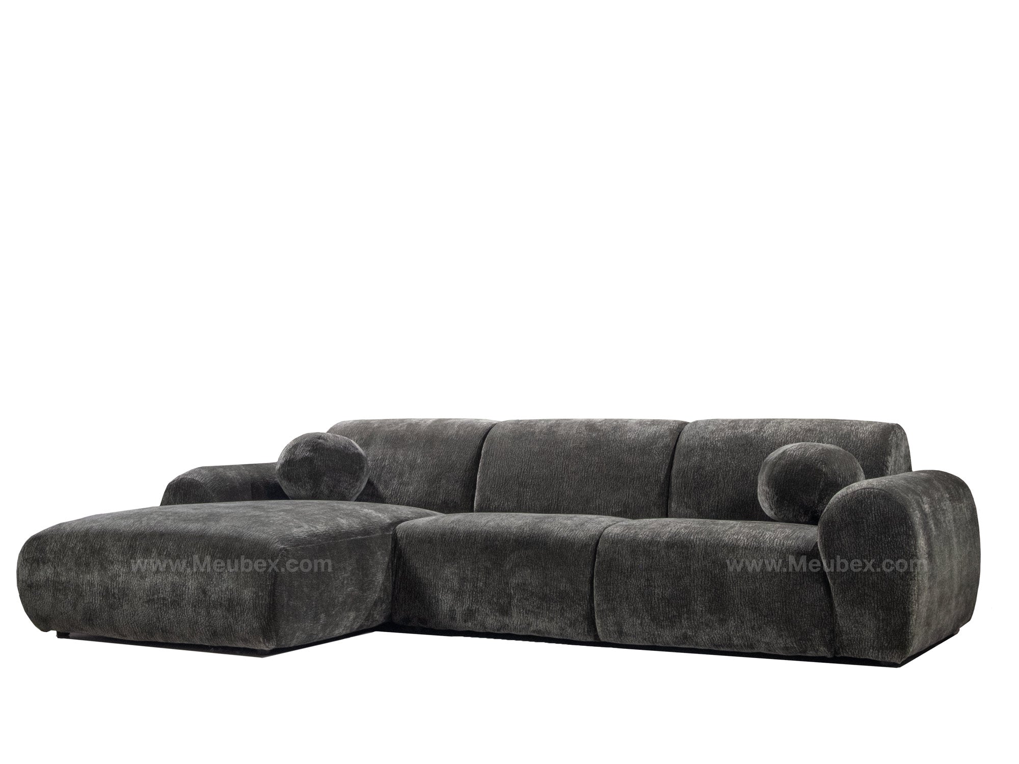 CLOUD Vert - Tissu Velours Croco