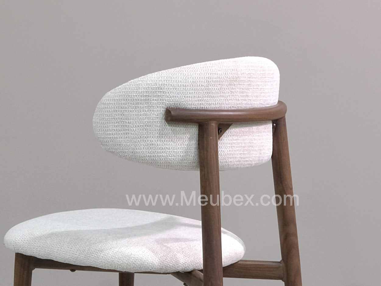 Ensemble Ambre Noyer + 4 chaises Bohem Noyer