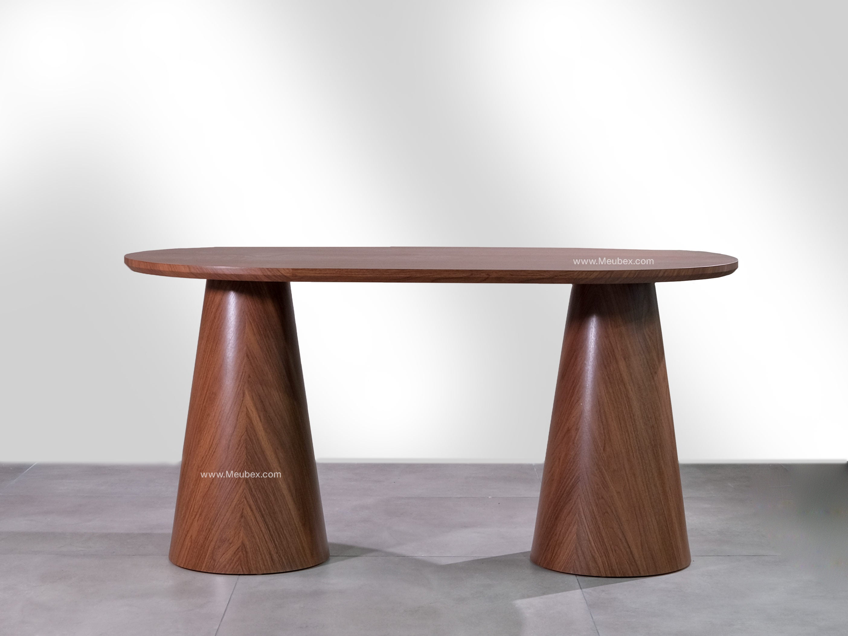 Ensemble Iconic Noyer + 4 chaises Bohem Noyer