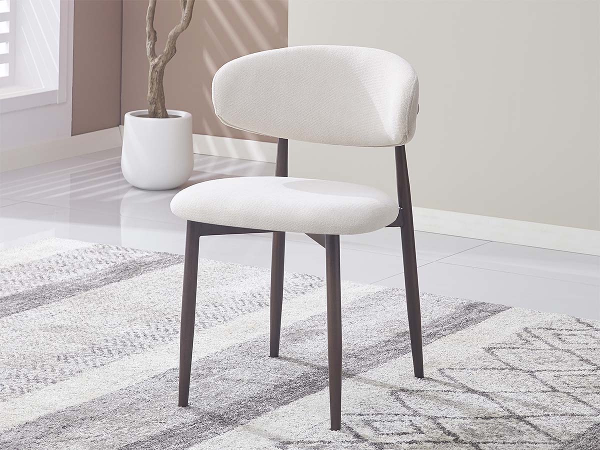 Lucile - Bois Noyer | Tissu