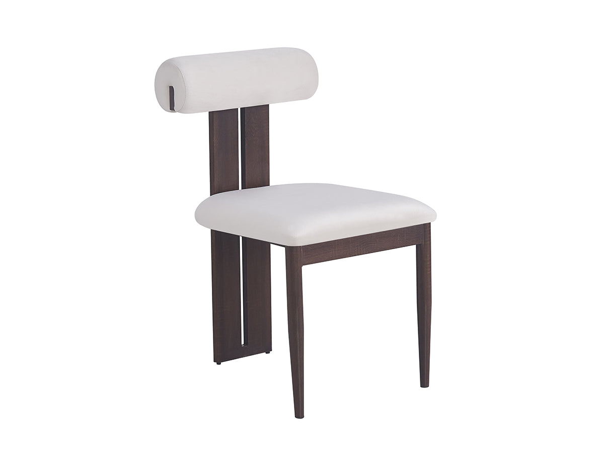 Tiffany - Bois Noyer | velours beige