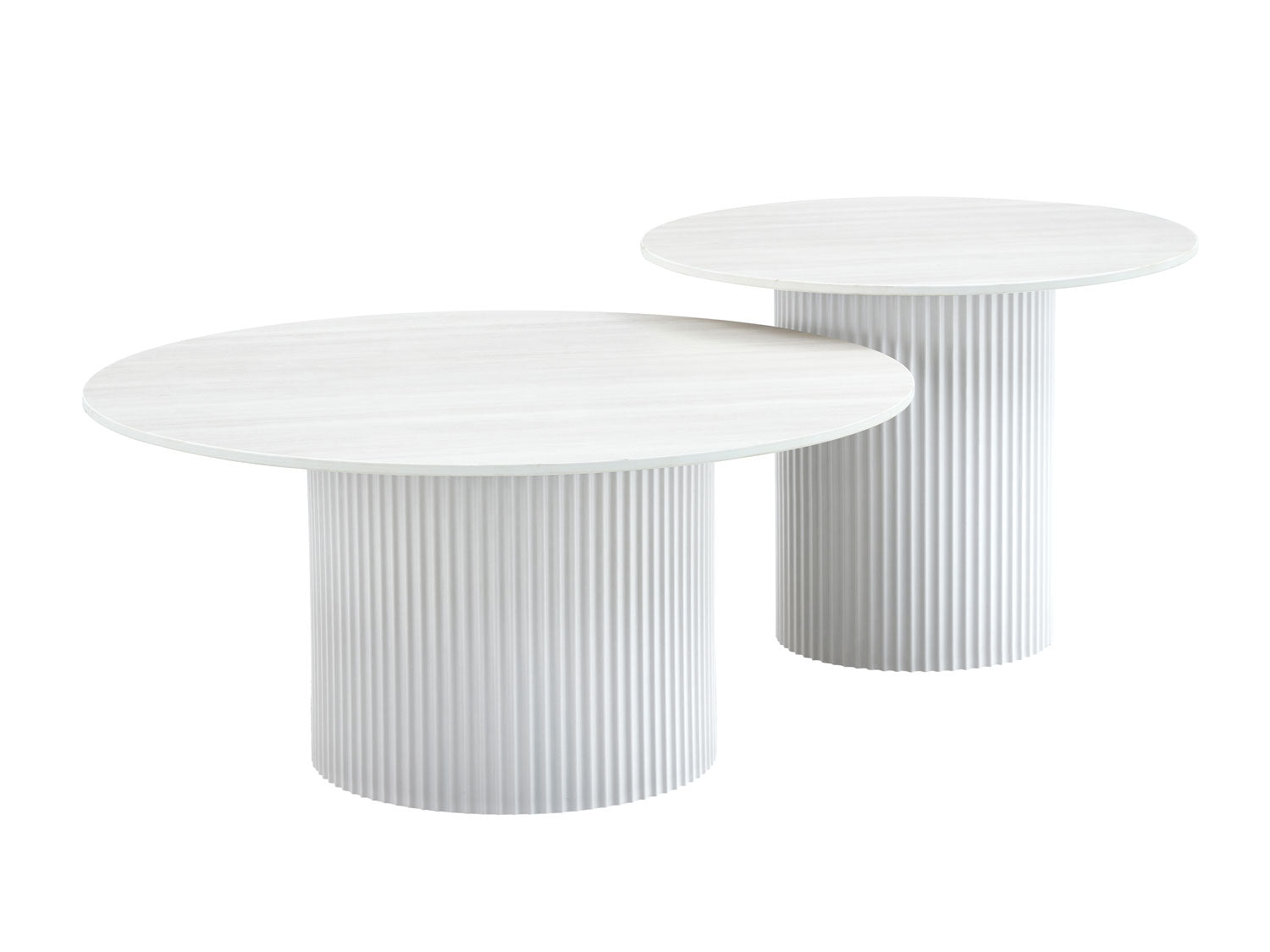 Mina | Bois Blanc Plateau céramique Blanc