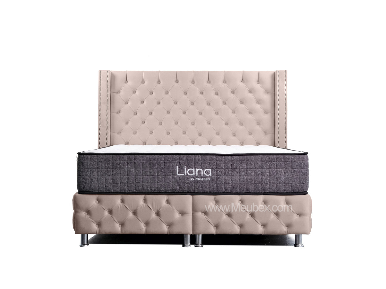 Pack Clouté Beige x Liana x Lexus Côtelé Blanc cassé