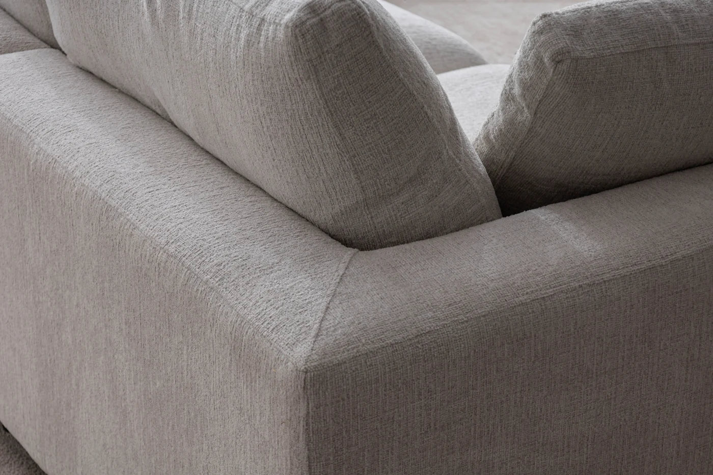 Julia | Tissu Chenille 4+1 pouf