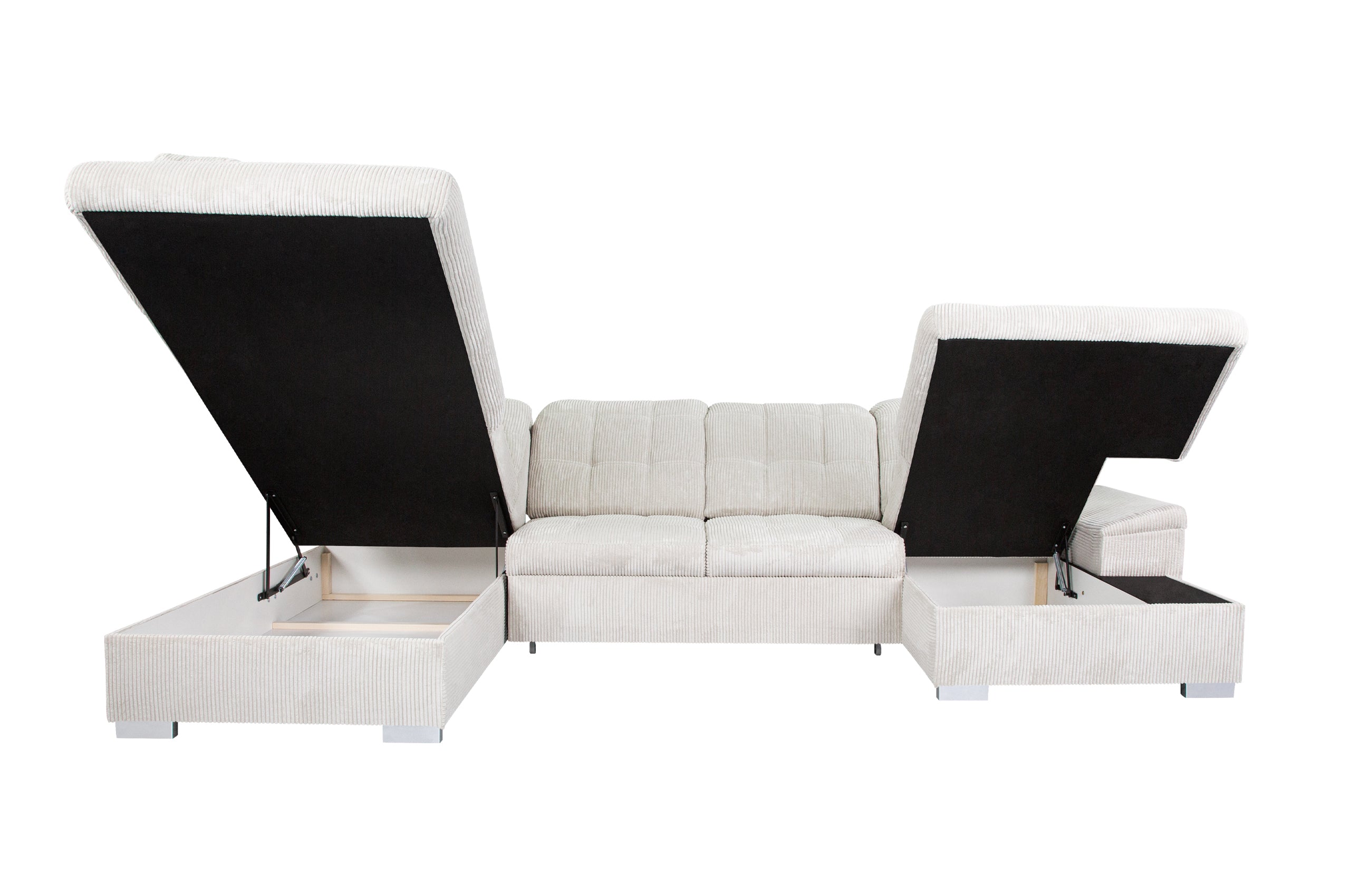 Canapé U - Bingo Velours Côtelé