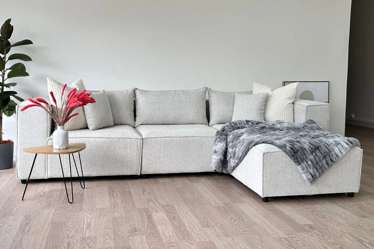 Élégance Modulable 3+1 - Tissu Chenille
