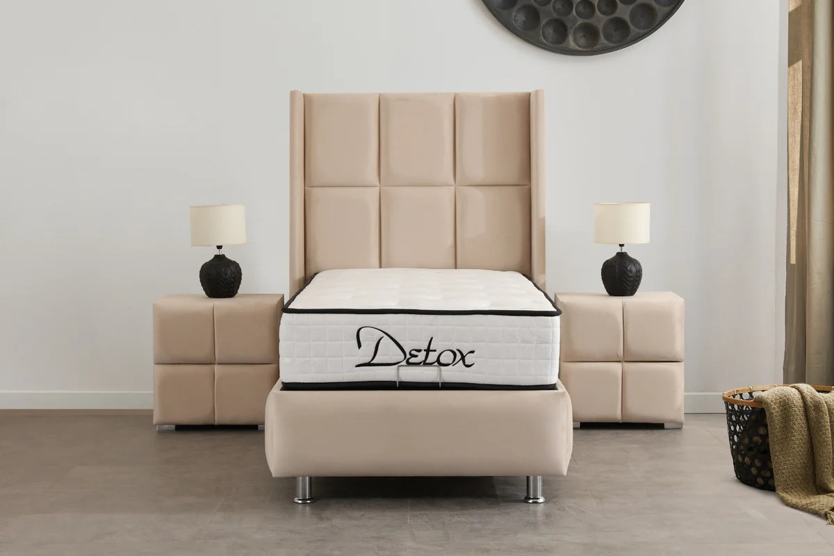 Lit Coffre RIO 90x190 Beige