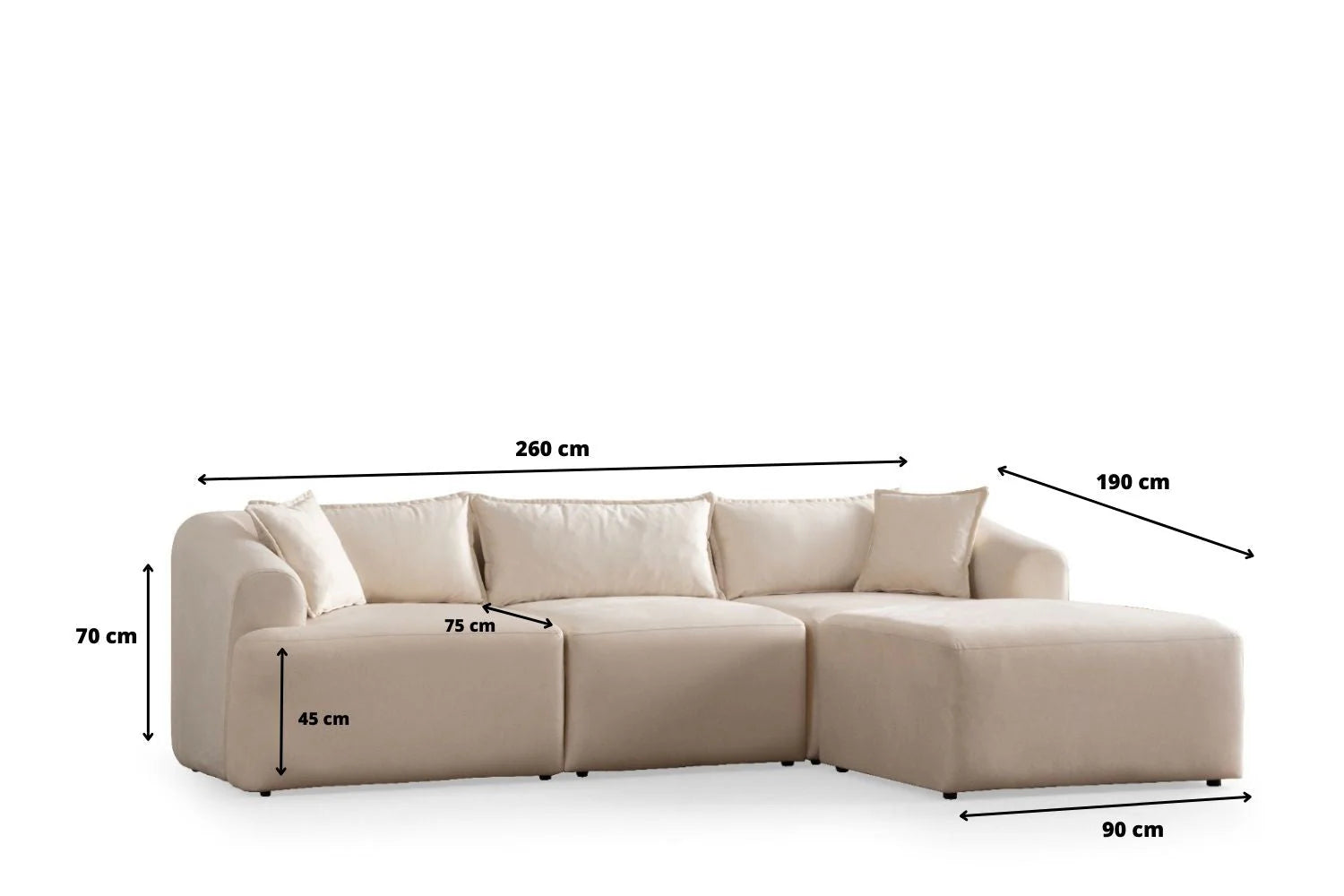 Mila Modulable - Tissu Velours