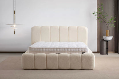 Lit Coffre ALYA - Tissu Chenille