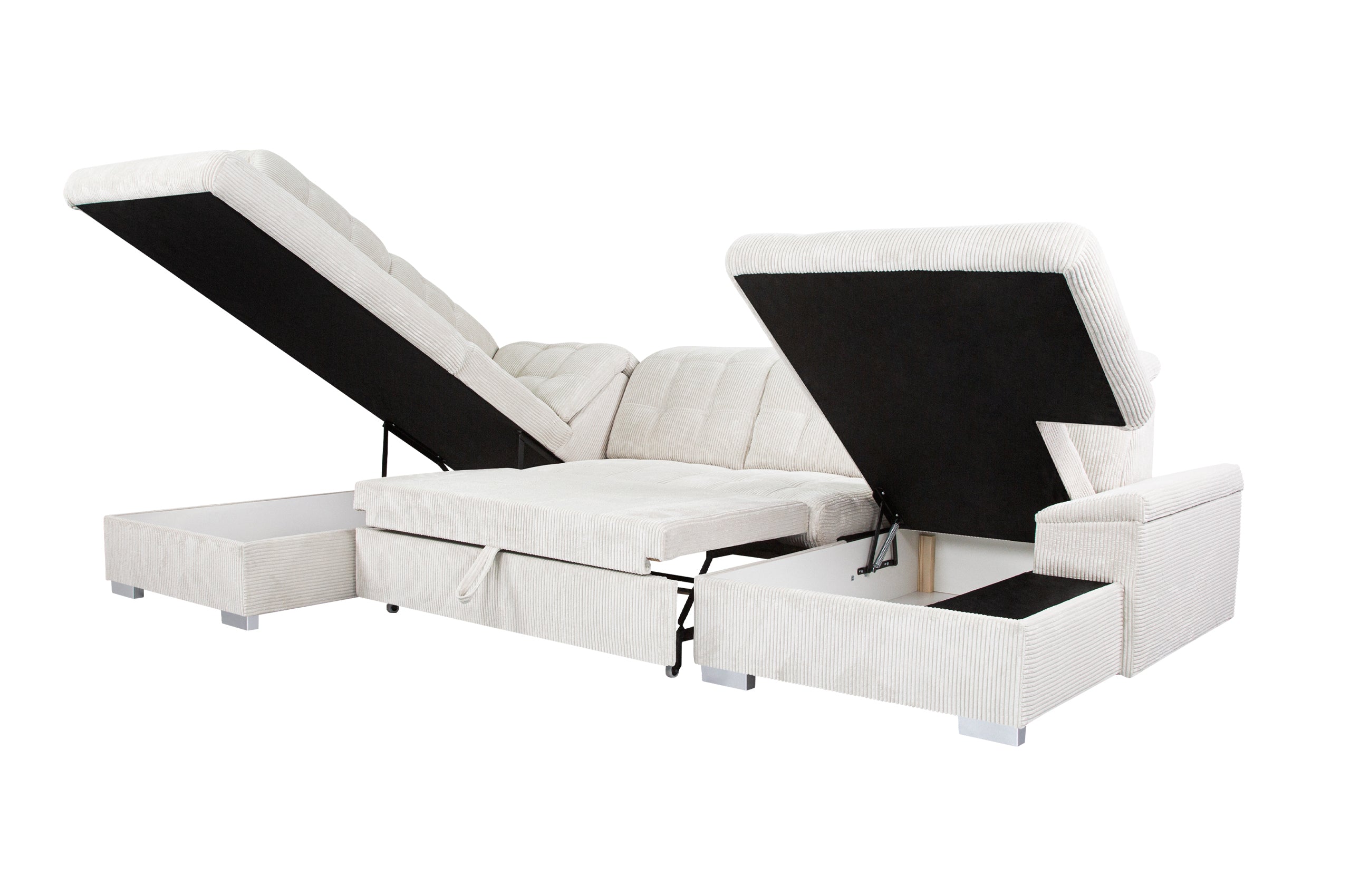 Canapé U - Bingo Velours Côtelé