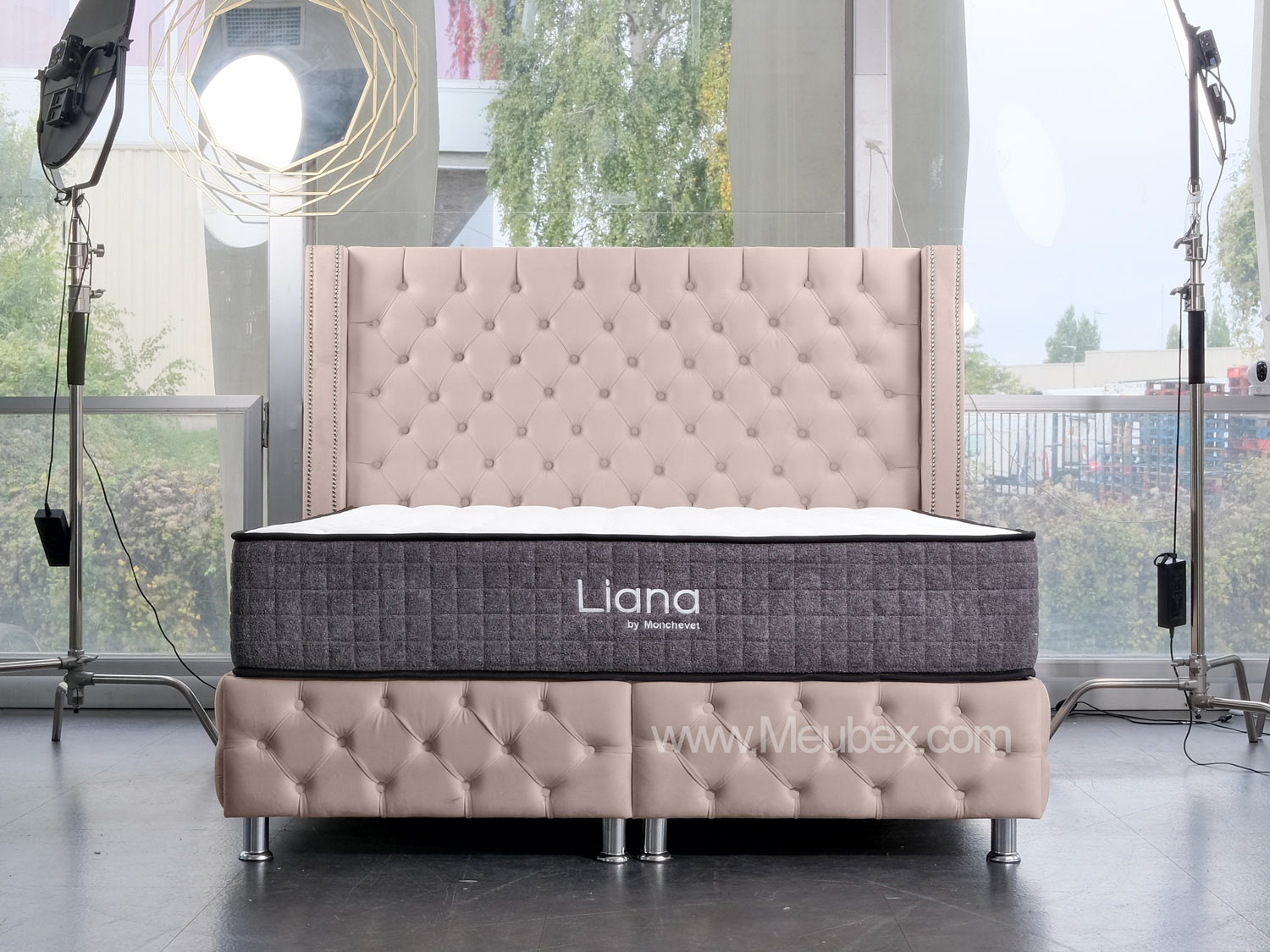 Pack Clouté Beige x Liana x  Lexus Côtelé Blanc cassé