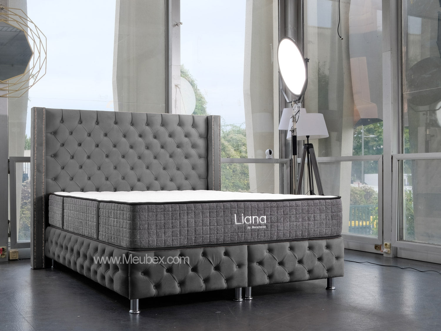 Pack Clouté Gris x Liana x  Lexus Côtelé gris