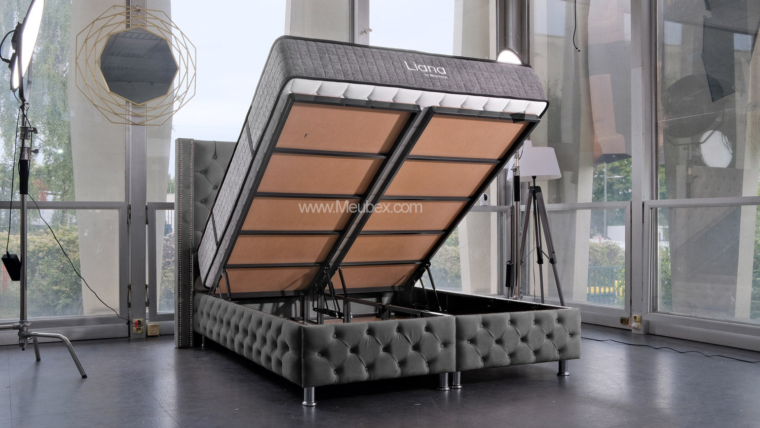 Pack Clouté Gris x Liana x  Lexus Côtelé gris