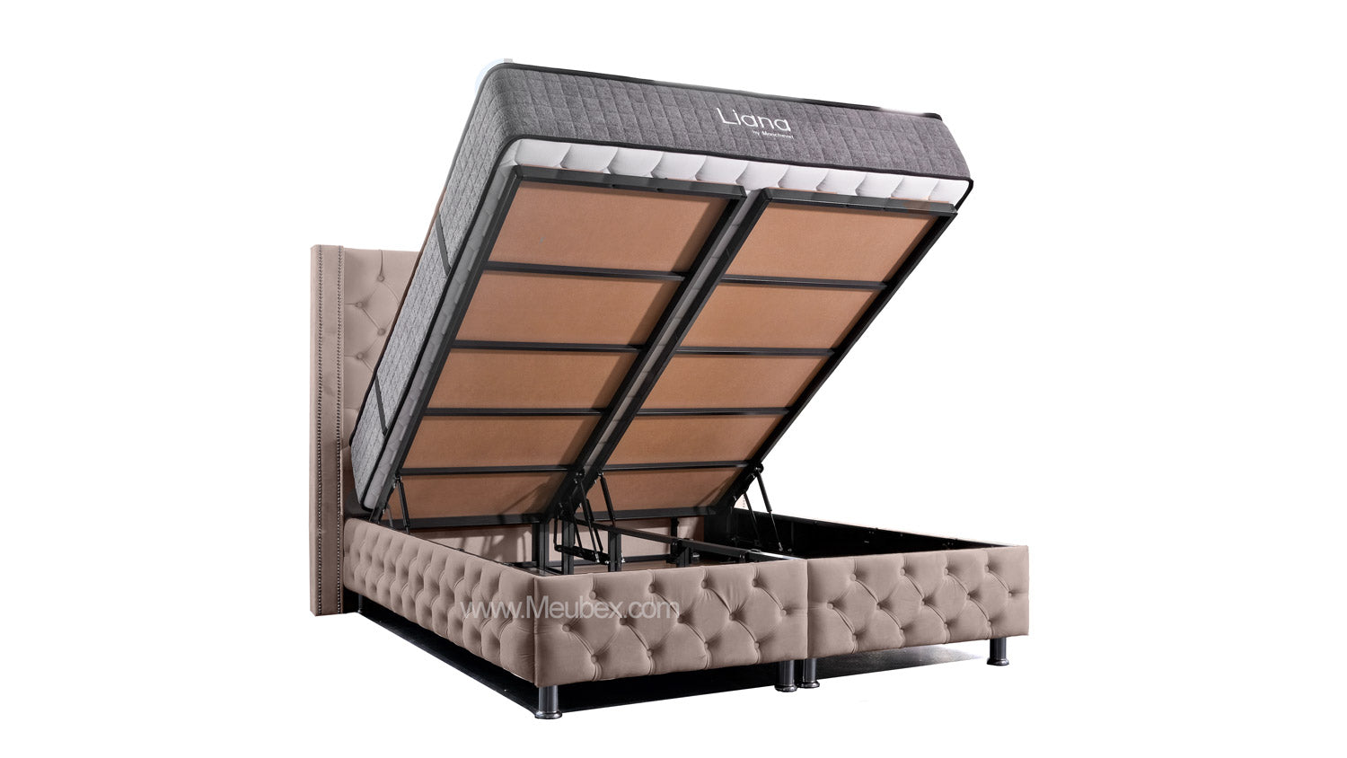 Pack Clouté Beige x Liana x  Lexus Côtelé Blanc cassé