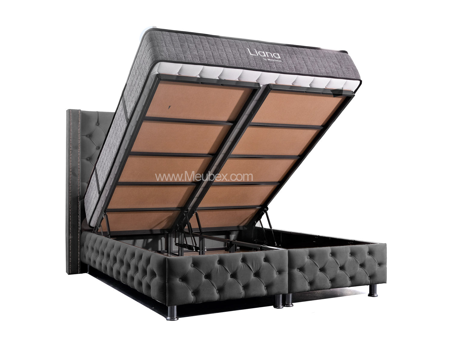 Pack Clouté Gris x Liana x  Lexus Côtelé gris