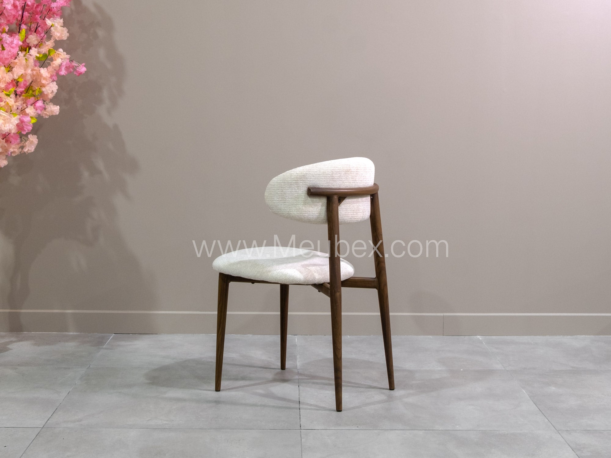 Ensemble Ambre Noyer + 4 chaises Bohem Noyer