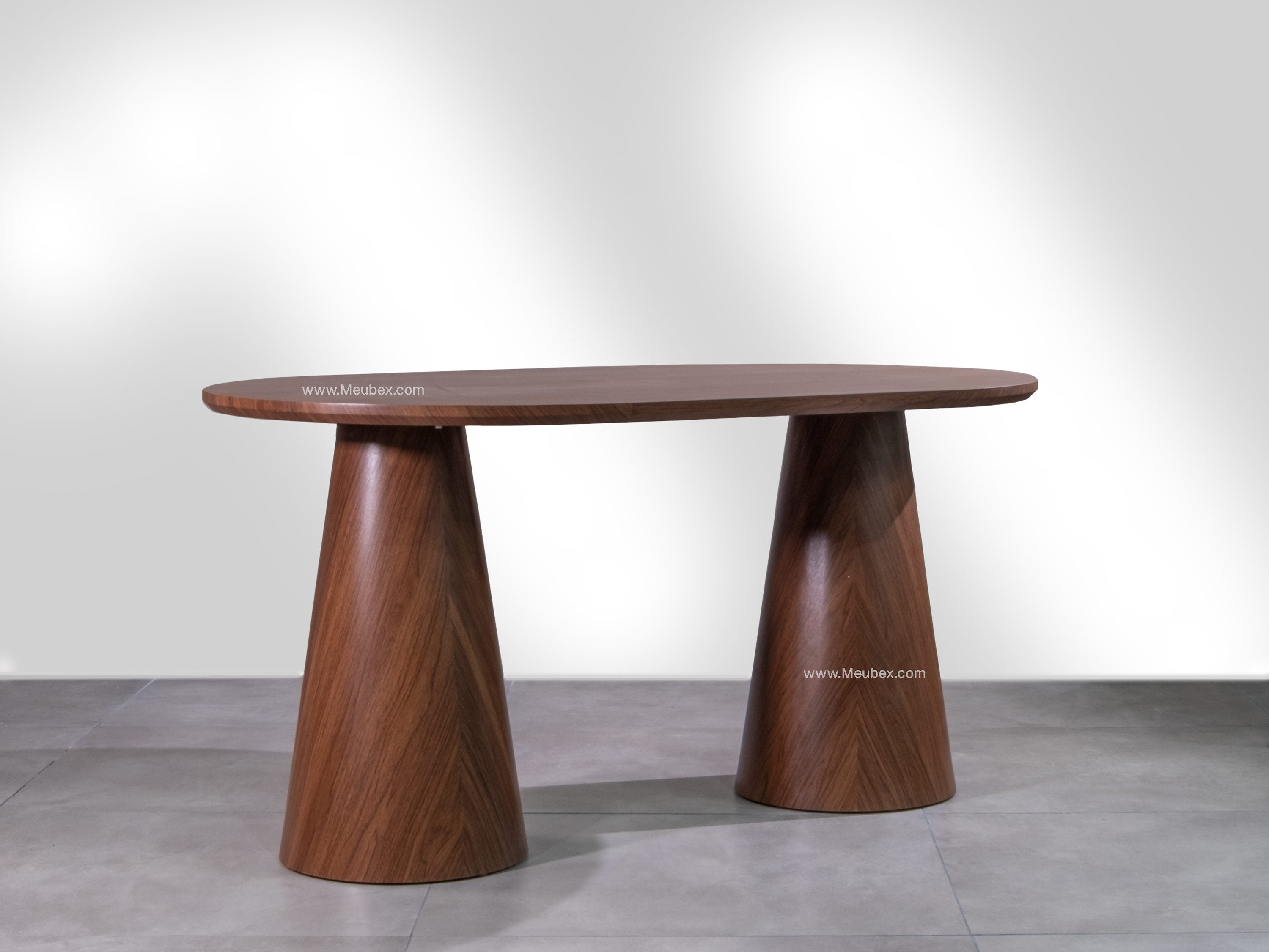 Ensemble Iconic Noyer + 4 chaises Bohem Noyer