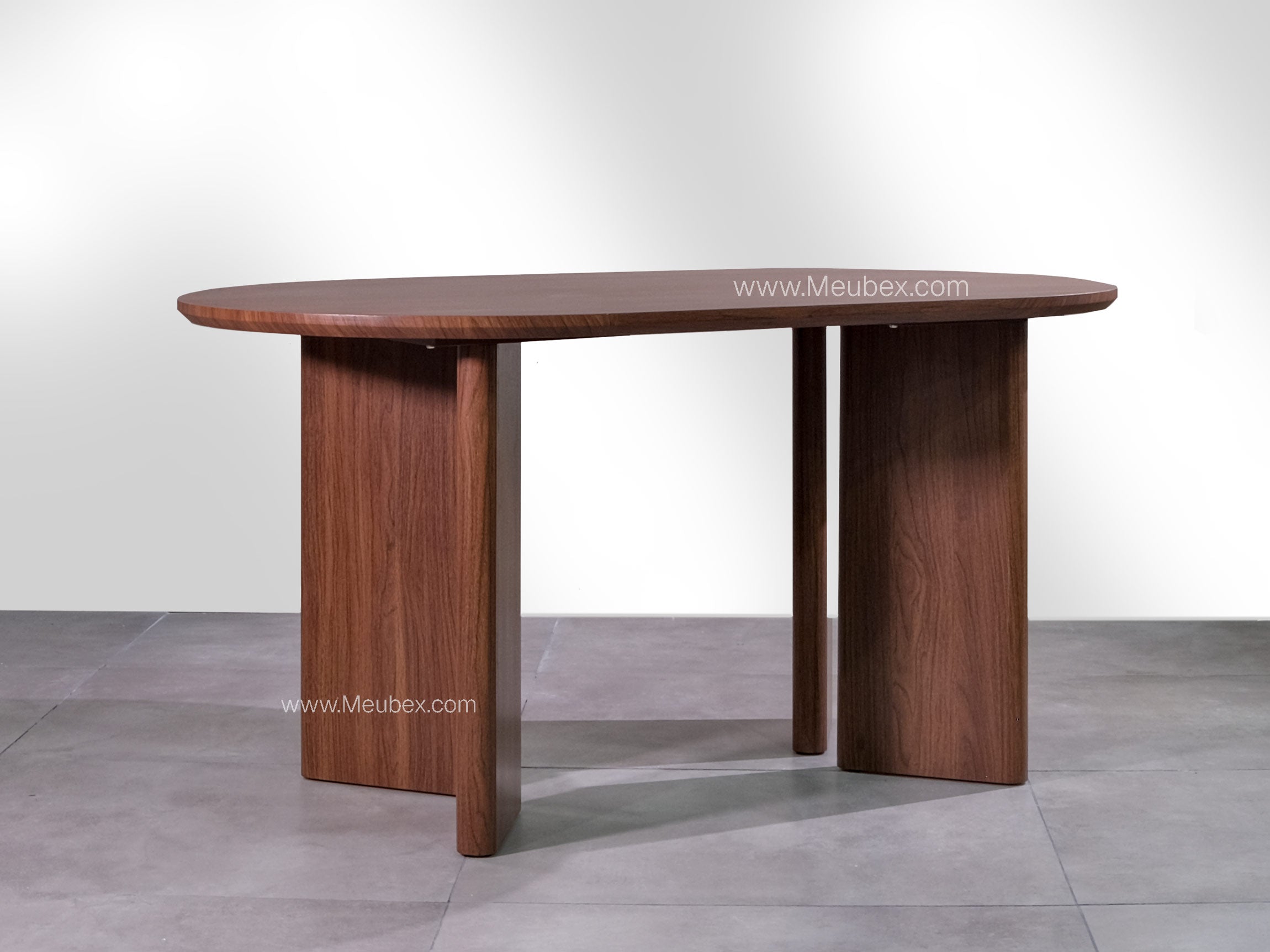 Ensemble Ambre Noyer + 4 chaises Bohem Noyer