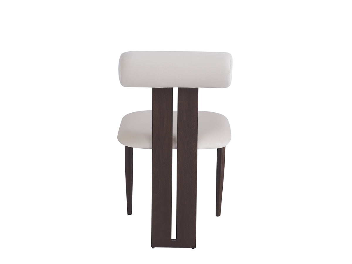 Tiffany - Bois Noyer | velours beige